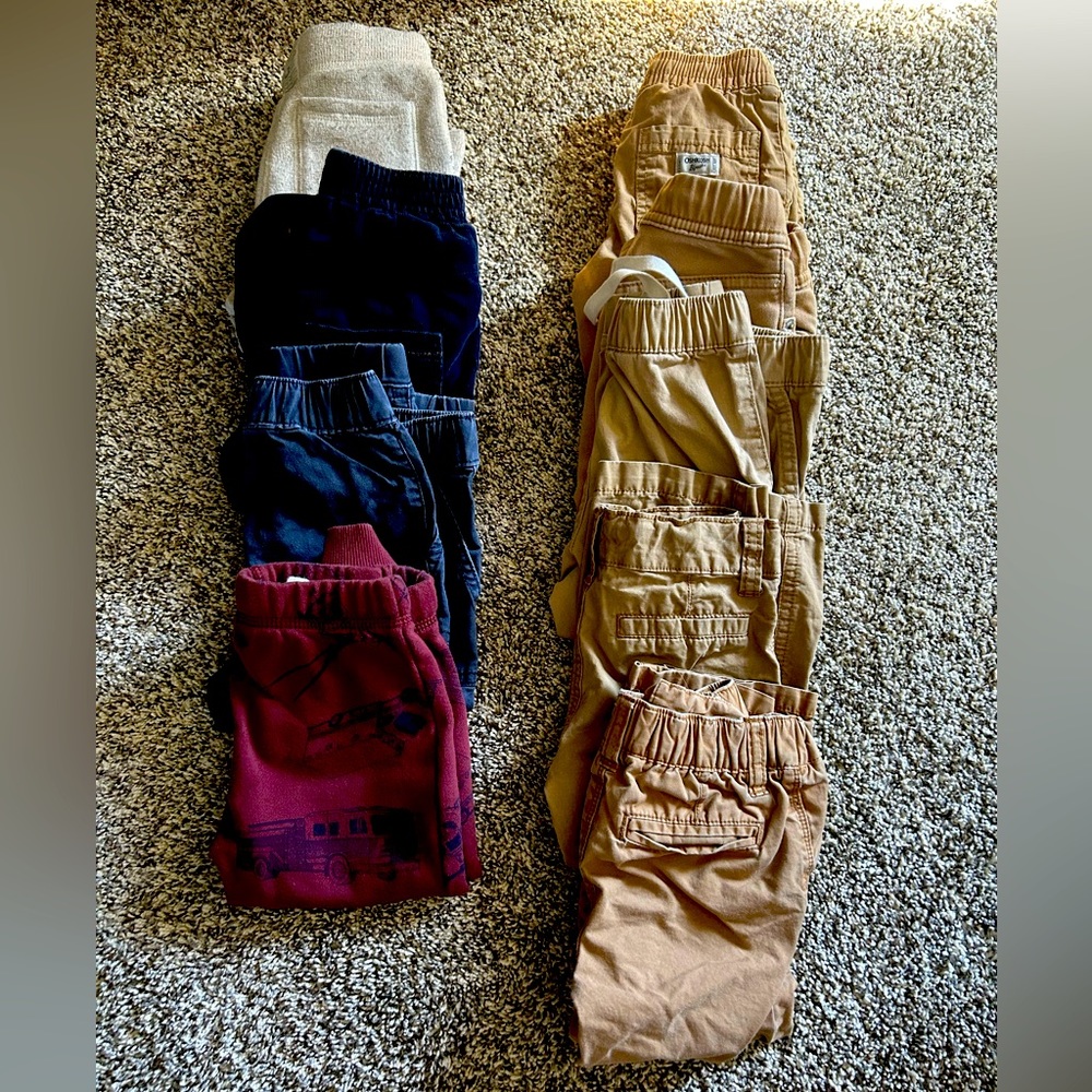 Bundle of 9 2T boys pants